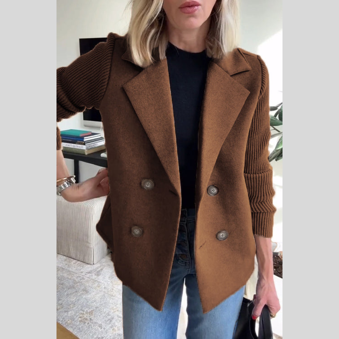 LENORA™ – PREMIUM CHIC BLAZER MED STRIKÆRMER