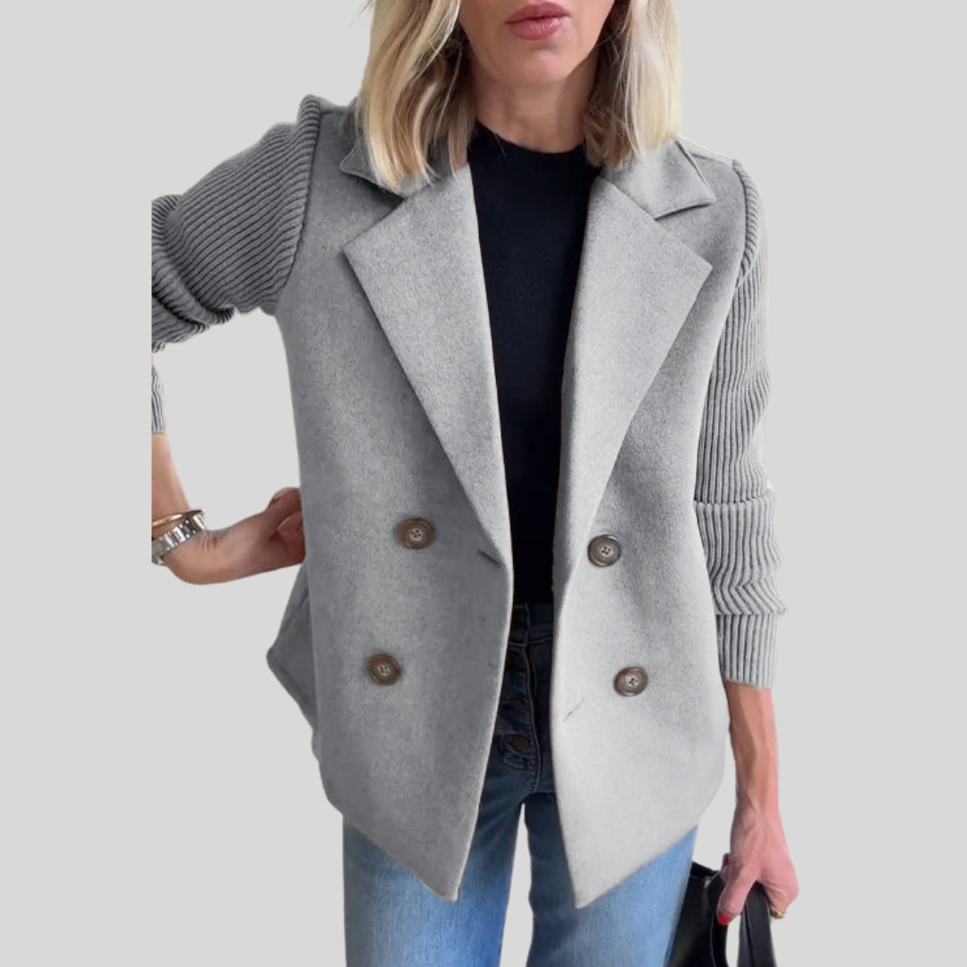 LENORA™ – PREMIUM CHIC BLAZER MED STRIKÆRMER