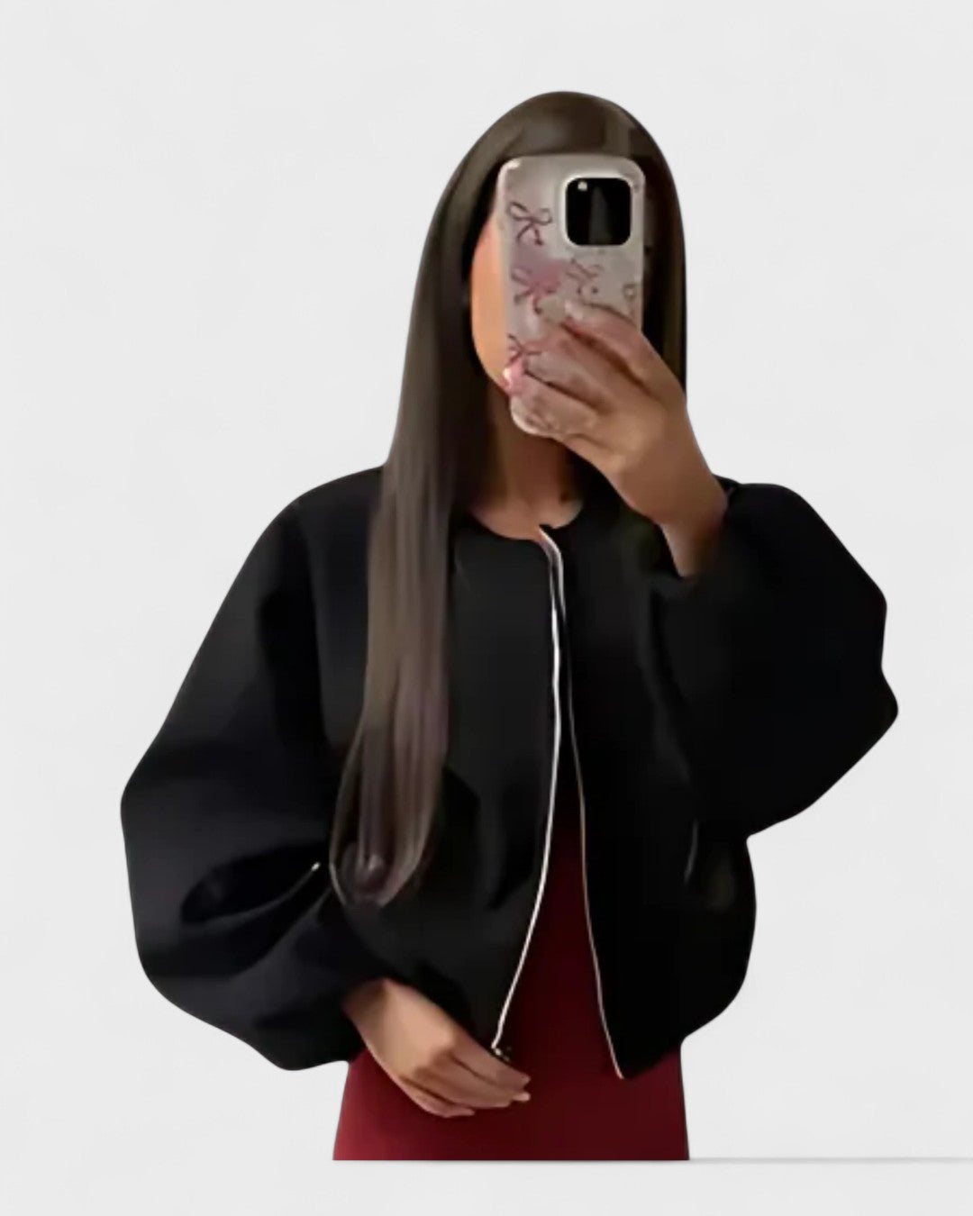 Katrine™ | Kort bomberjakke