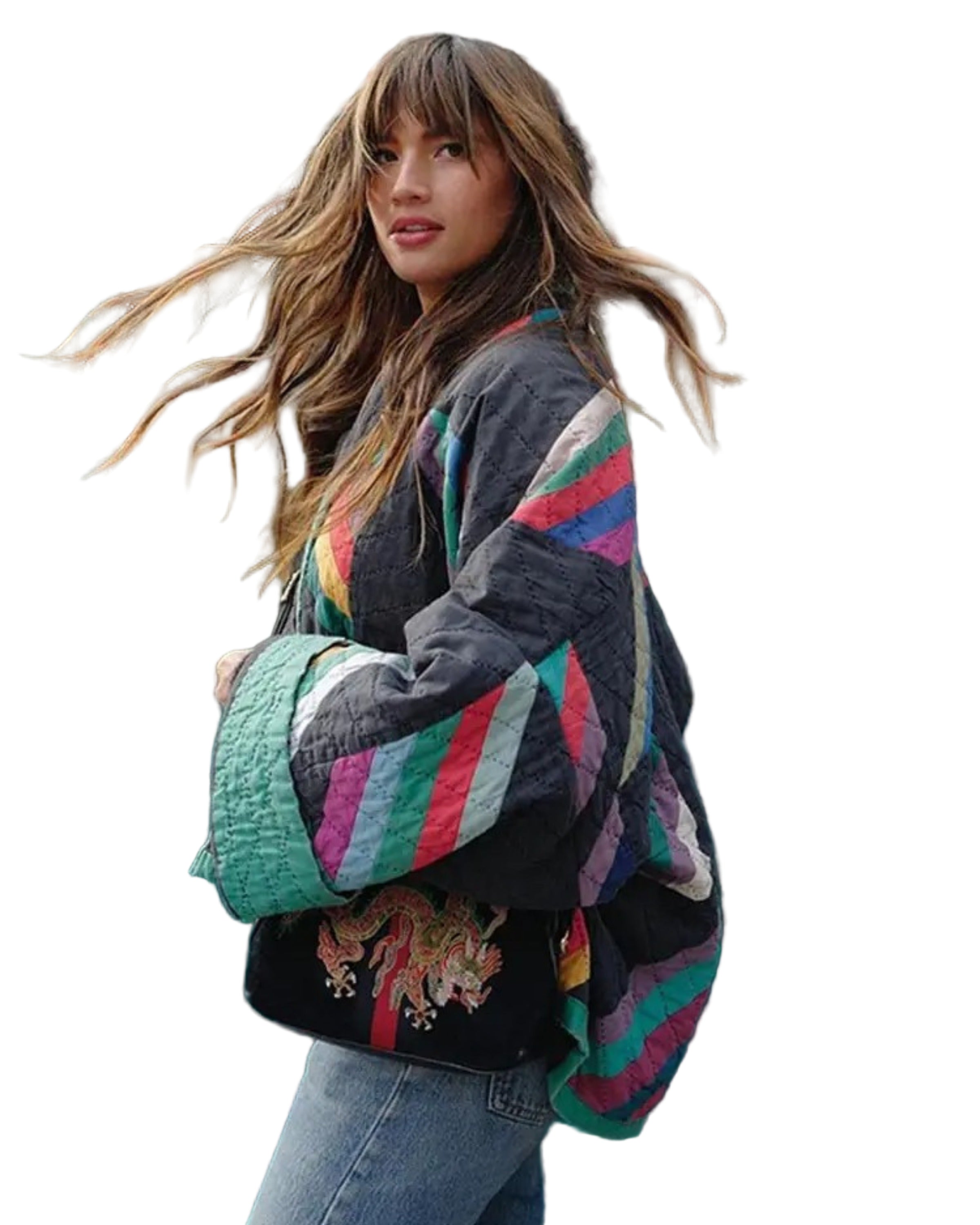 KAIA™ – STILFULD FORÅRSFRAKKE I LET STOF