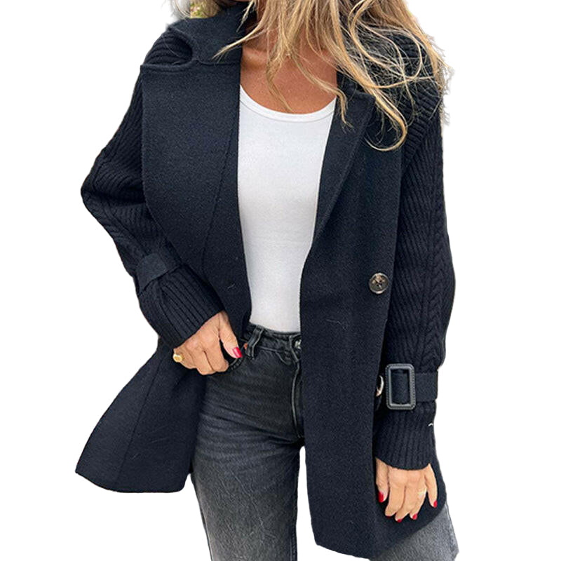 VALERIA™ – MIDLÆNGDE FRAKKE MED DOBBELTRÆKKET LUKNING