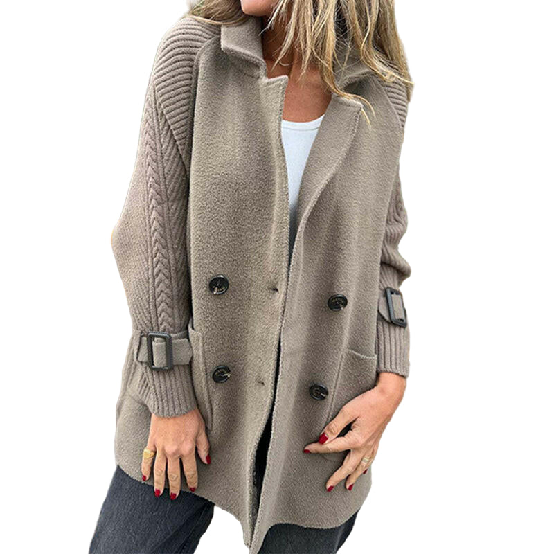 VALERIA™ – MIDLÆNGDE FRAKKE MED DOBBELTRÆKKET LUKNING