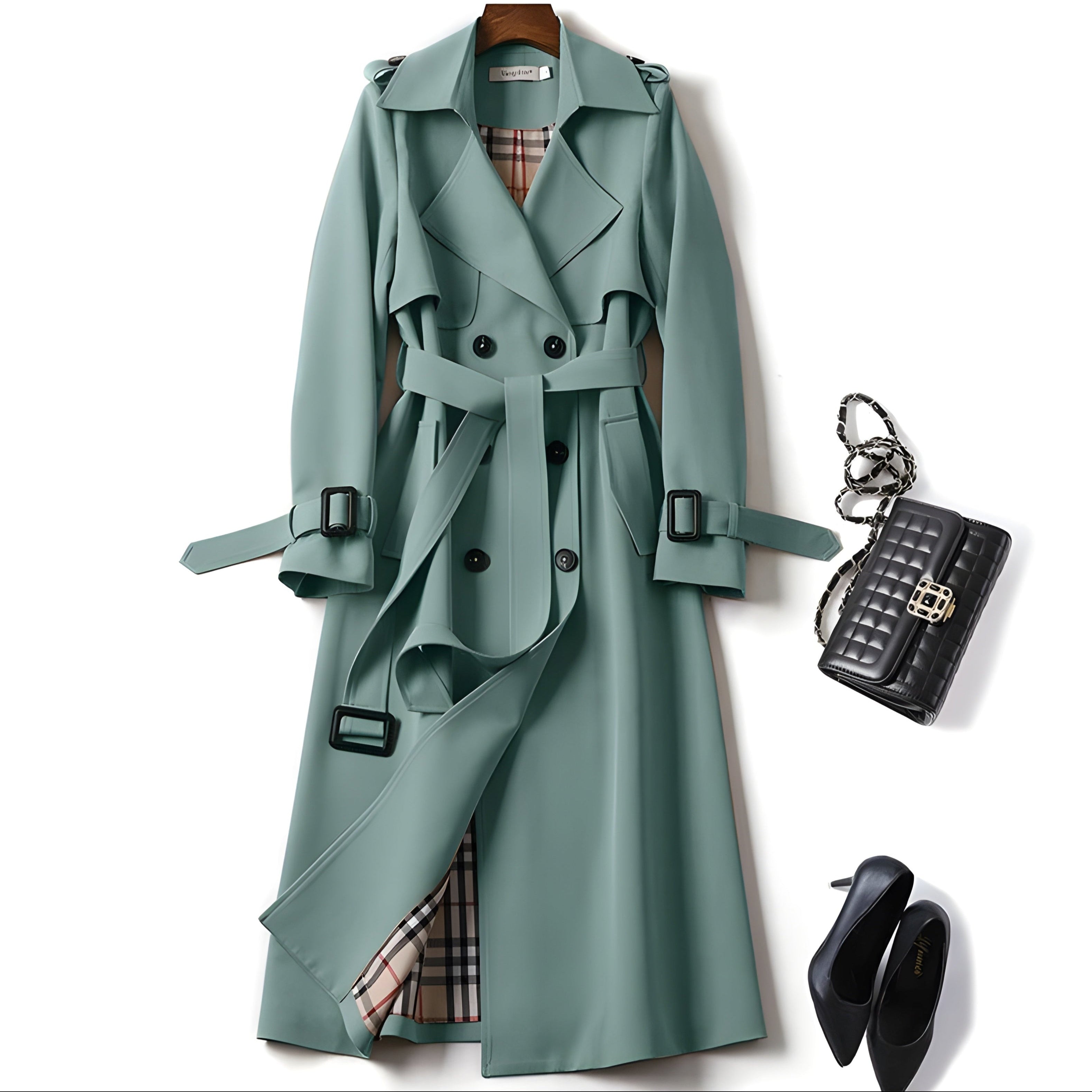 XANTHIPPE™ – ELEGANT TRENCHCOAT MED TIDLØST DESIGN