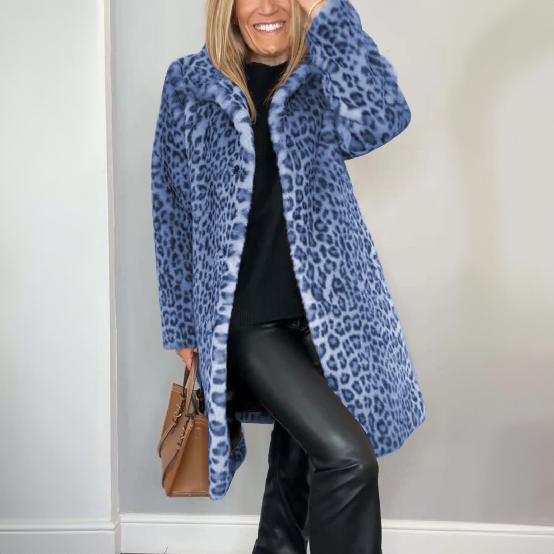 Daisy™ | Frakke med leopardprint
