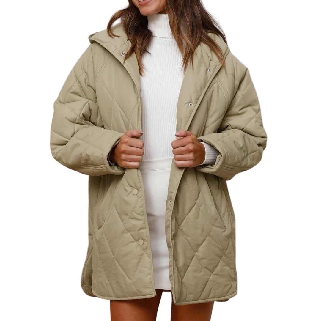 CORVAYA™ – OVERSIZE VINTERJAKKE MED HÆTTE