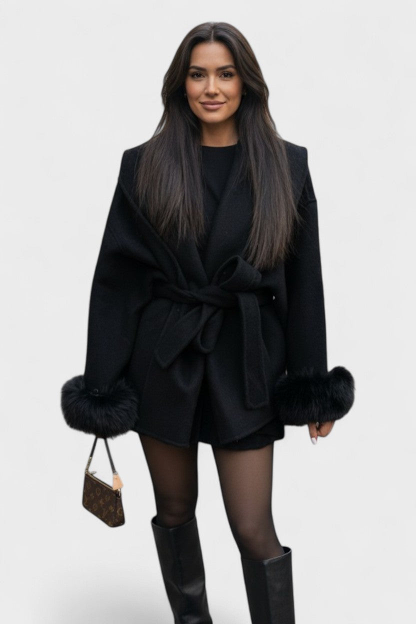 Dagmar™ | Elegant frakke med økopels