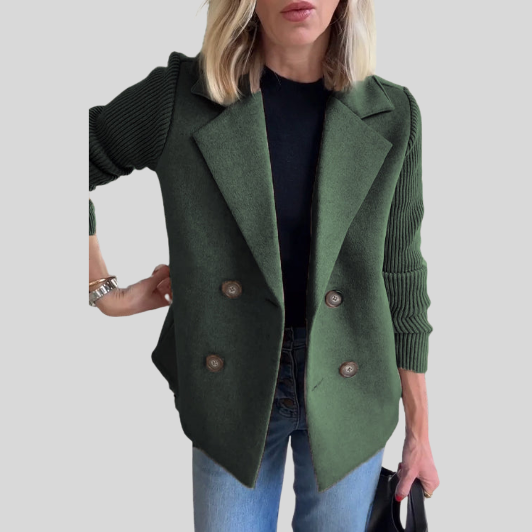 LENORA™ – PREMIUM CHIC BLAZER MED STRIKÆRMER