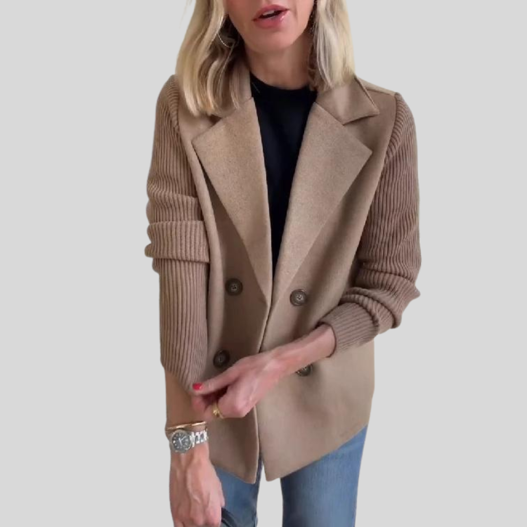 LENORA™ – PREMIUM CHIC BLAZER MED STRIKÆRMER