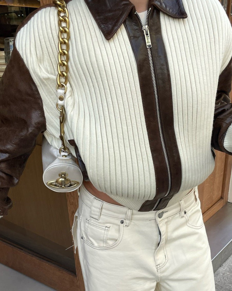 Malene | Farveblok skjorte