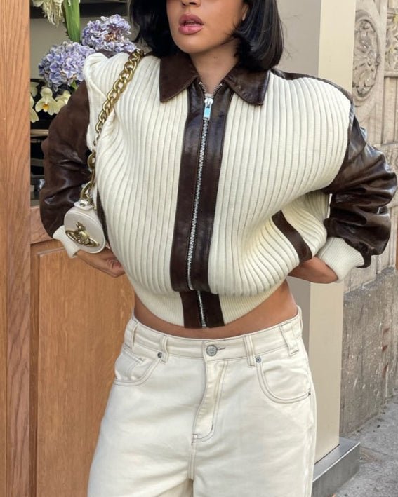 Malene | Farveblok skjorte