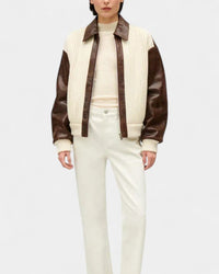 Malene | Farveblok skjorte