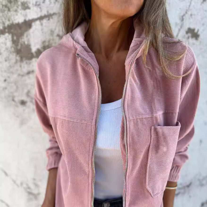 LISA™ – AFSLAPPET FORÅRSJAKKE I LET BOMULDSTWILL