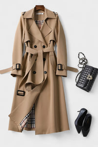 Saara™ | Elegant frakke med taljebælte