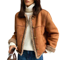 AURELIA™ – SHEARLING JAKKE MED BLØDT FOR