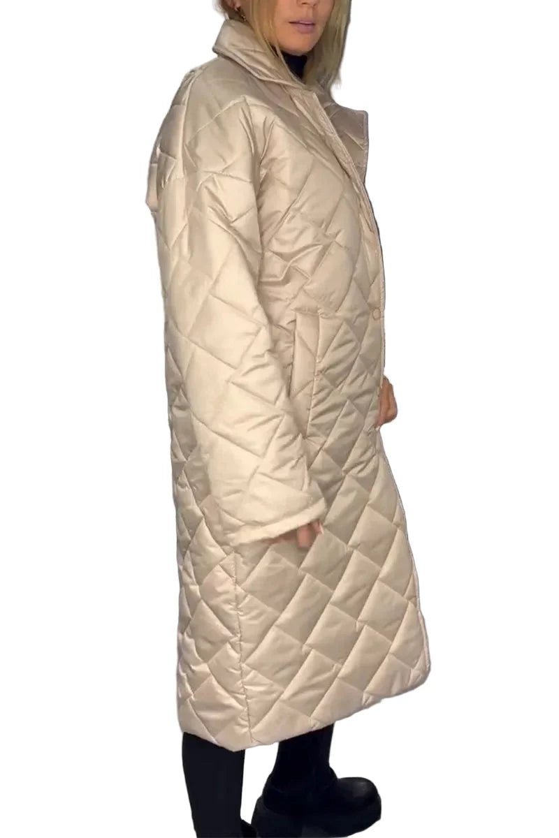 ÉCLAT™ – MIDLÆNGDE VEND-BAR DYNEJAKKE MED LEOPARDFOR